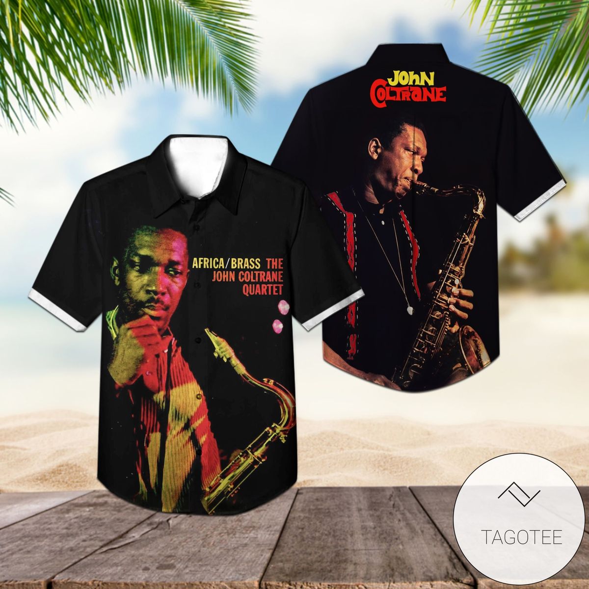 John Coltrane My Favorite Things Album Cover Hawaiian Shirt