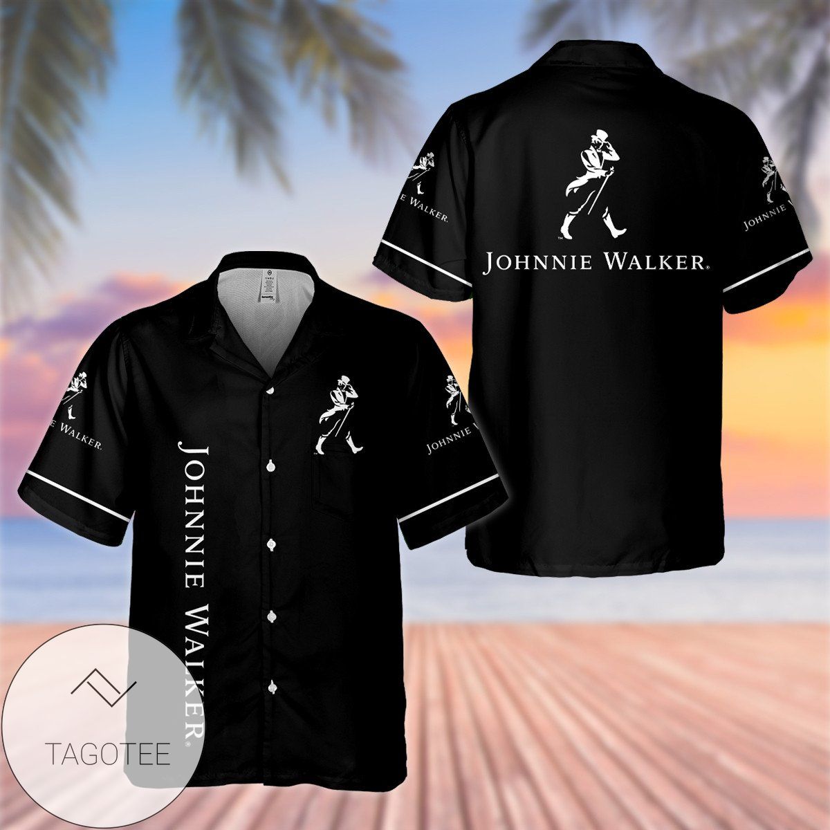 Johnnie Walker Palm Hawaiian Shirt