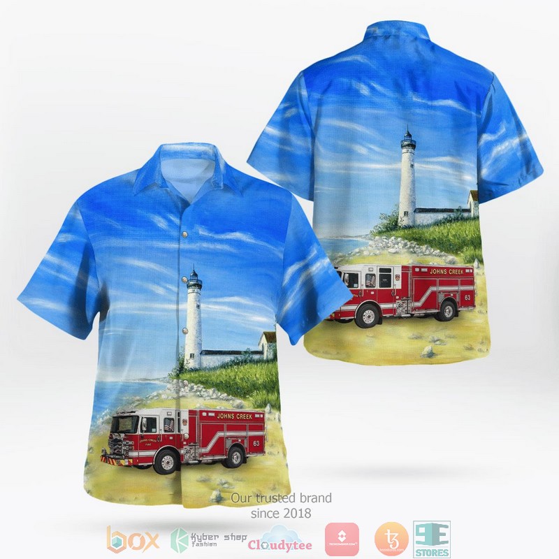 Johnson City Texas North Blanco County EMS 3D Hawaii Shirt