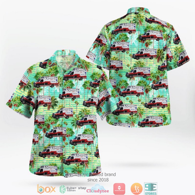 Joliet Will County Illinois Joliet Fire Department Hawaiian Shirt