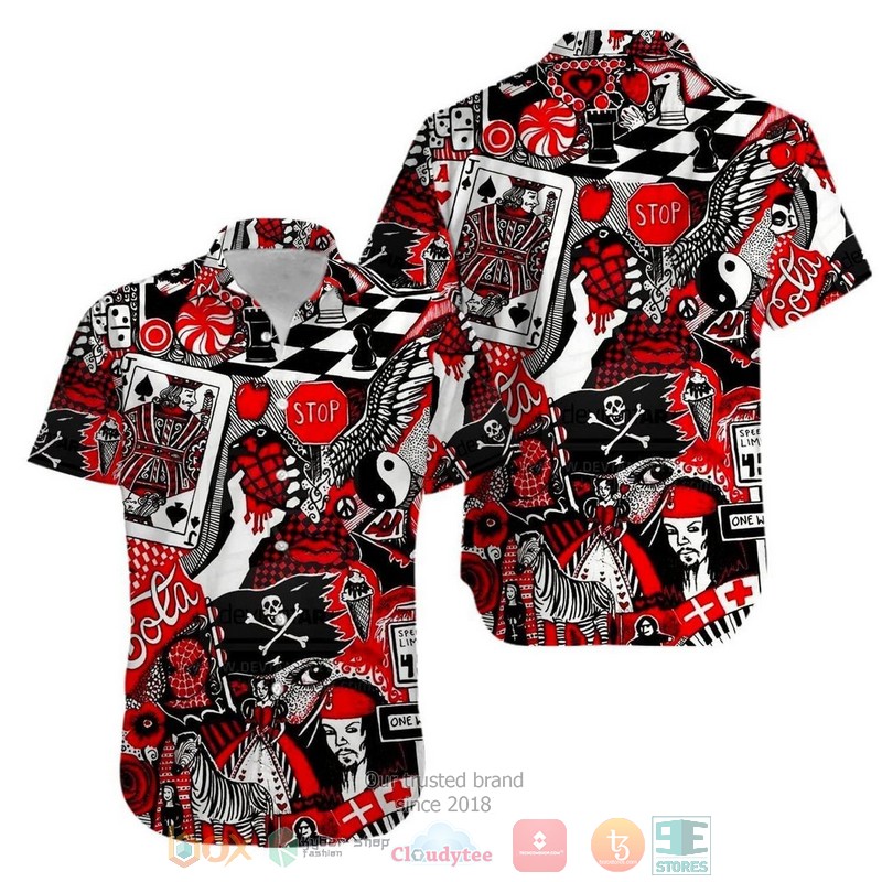 Joker Poker Hawaiian Aloha Hawaiian Shirt