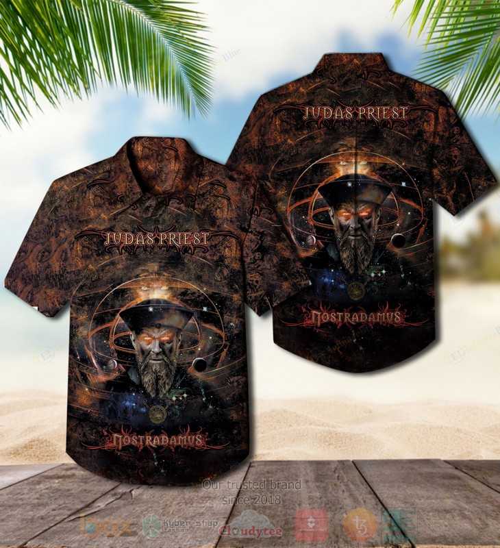 Judas Priest Band Painkiller Blue Hawaiian Shirt