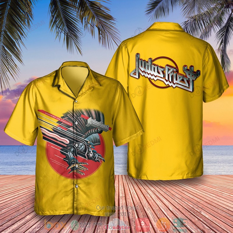 Judas Priest band Screaming for Vengeance Hawaiian Shirt