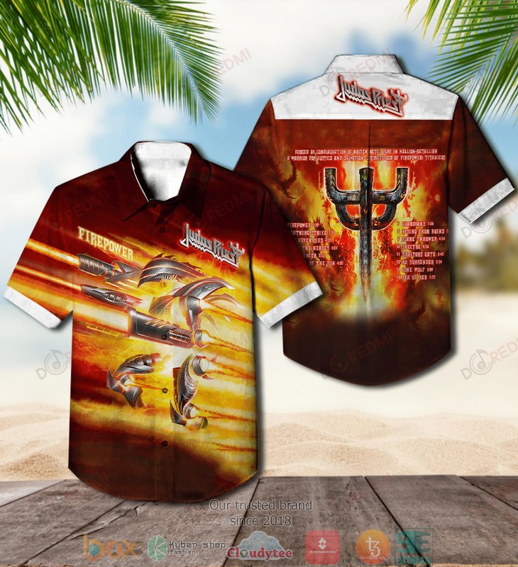 Judas Priest Defenders of the Faith Short Sleeve Hawaiian Shirt