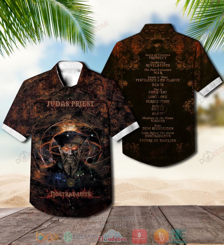 Judas Priest Killing Machine Short Sleeve Hawaiian Shirt