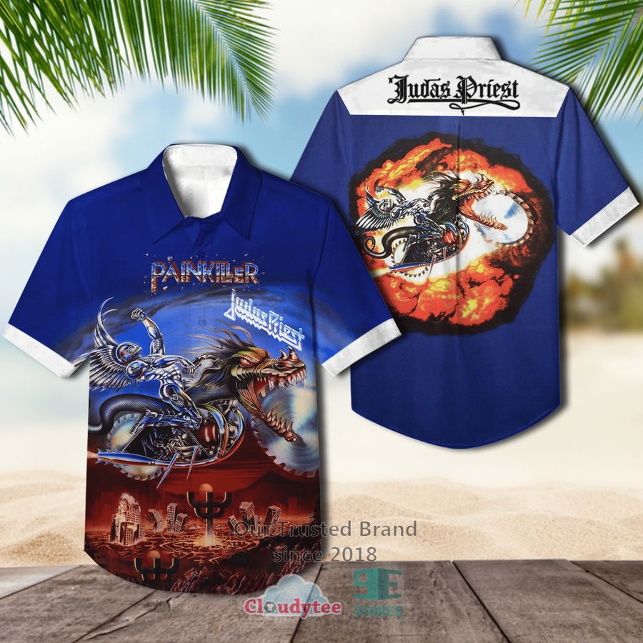 Judas Priest Sad Wings Of Destiny Casual Hawaiian Shirt