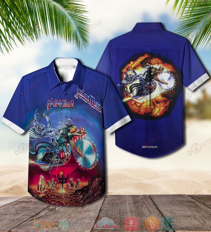 Judas Priest Nostradamus Short Sleeve Hawaiian Shirt