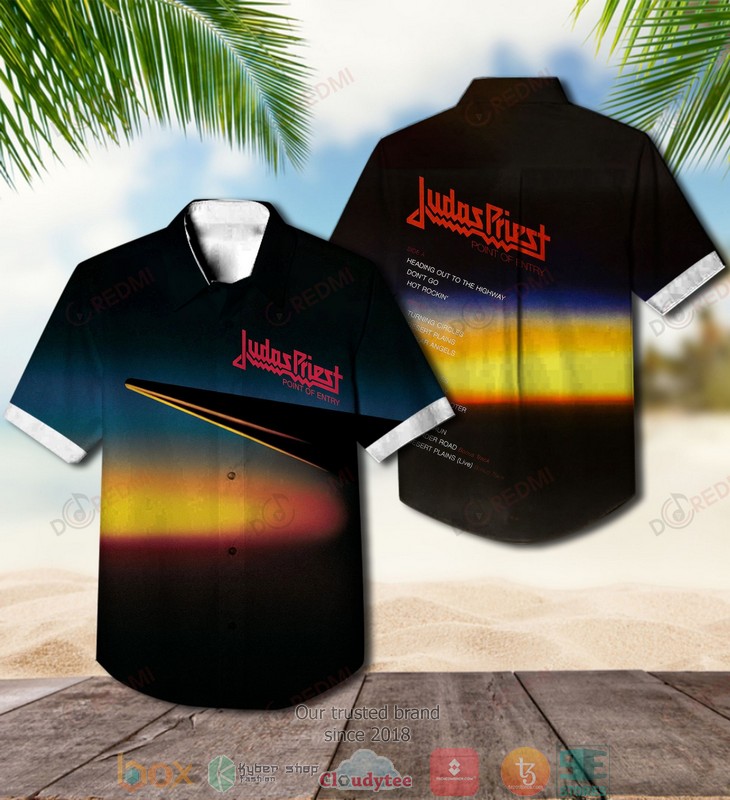 Judas Priest Nostradamus Short Sleeve Hawaiian Shirt