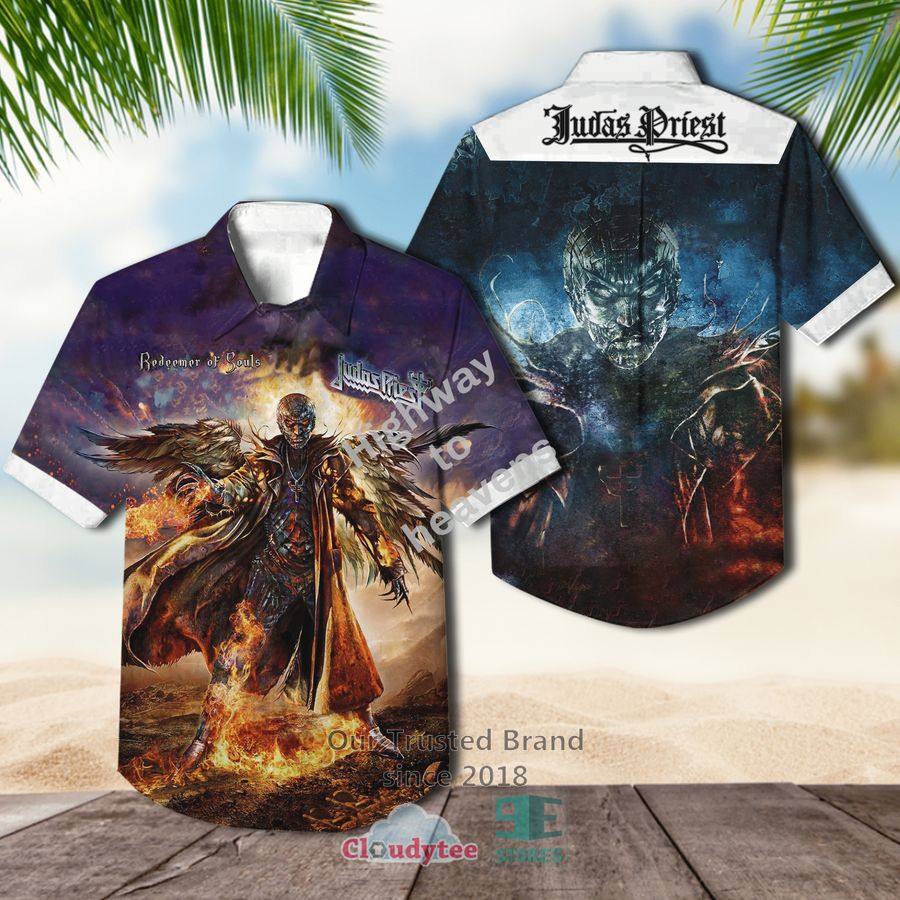 Judas Priest Sad Wings Of Destiny Casual Hawaiian Shirt