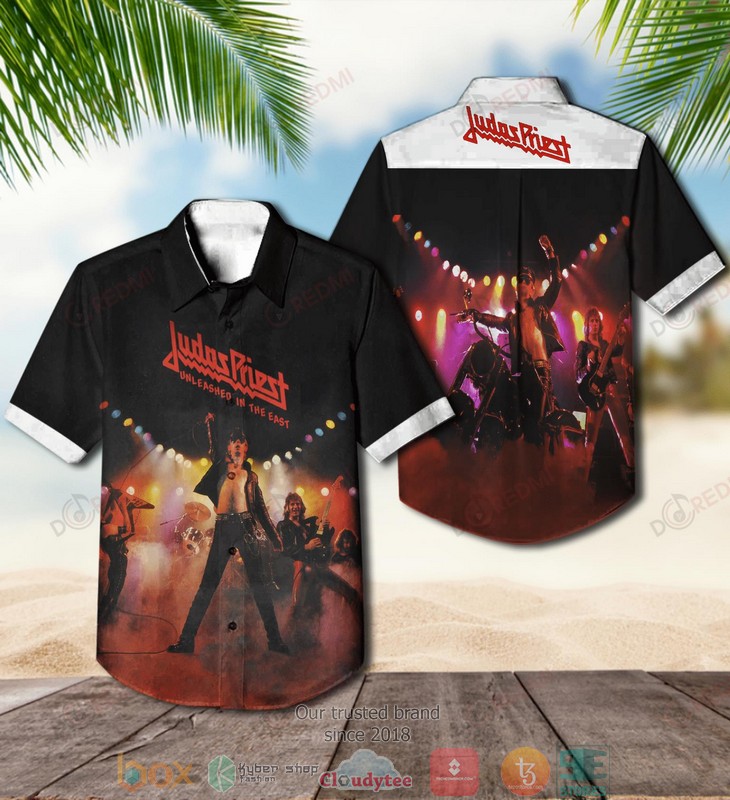 Judas Priest Stained Class Short Sleeve Hawaiian Shirt