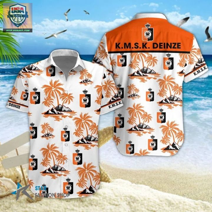 K.R.C. Genk Blauw-Wit Hawaiian Shirt