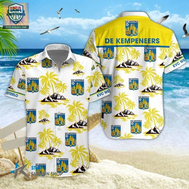 K.V. Oostende De Kustboys Hawaiian Shirt