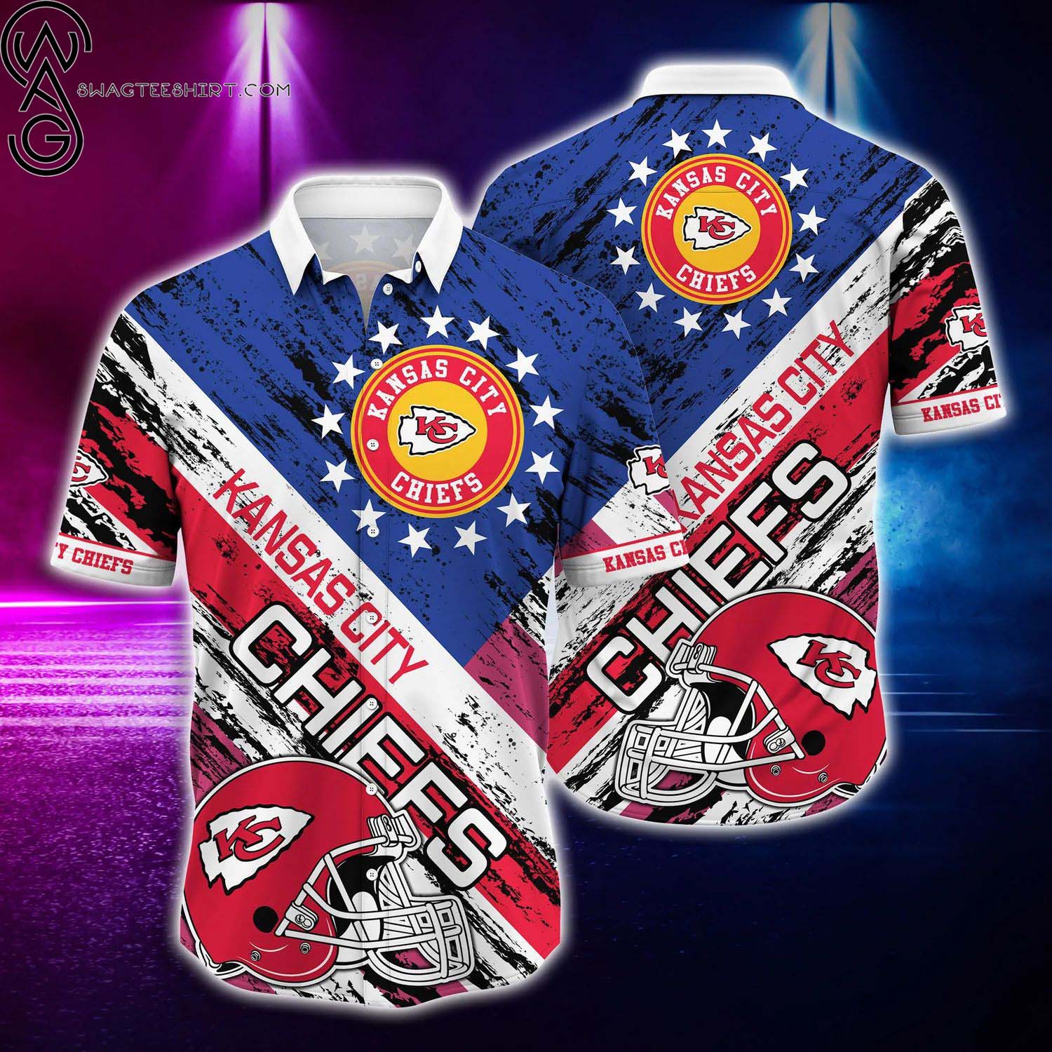 Kansas City Chiefs And Baby Yoda Summer Vibes Hawaiian Shirt