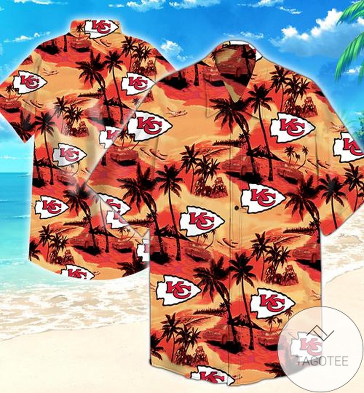 Kansas City Chiefs Flower Hawaii 3d Shirt