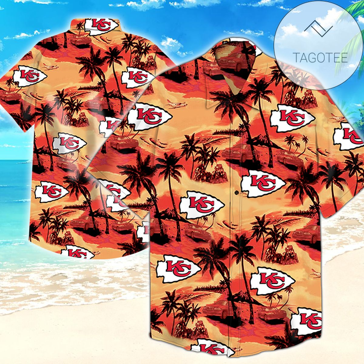 Kansas City Chiefs Nfl Tommy Bahama Hawaiian Shirt Style 2