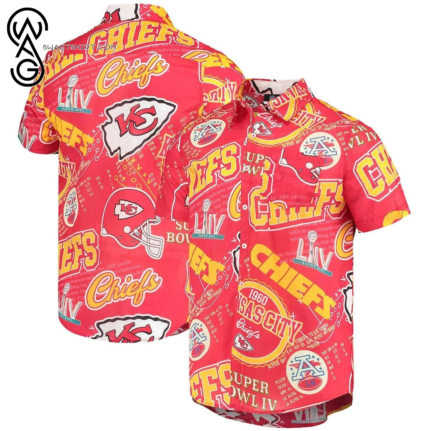 Kansas City Chiefs Party Summer Aloha Hawaiian Shirt