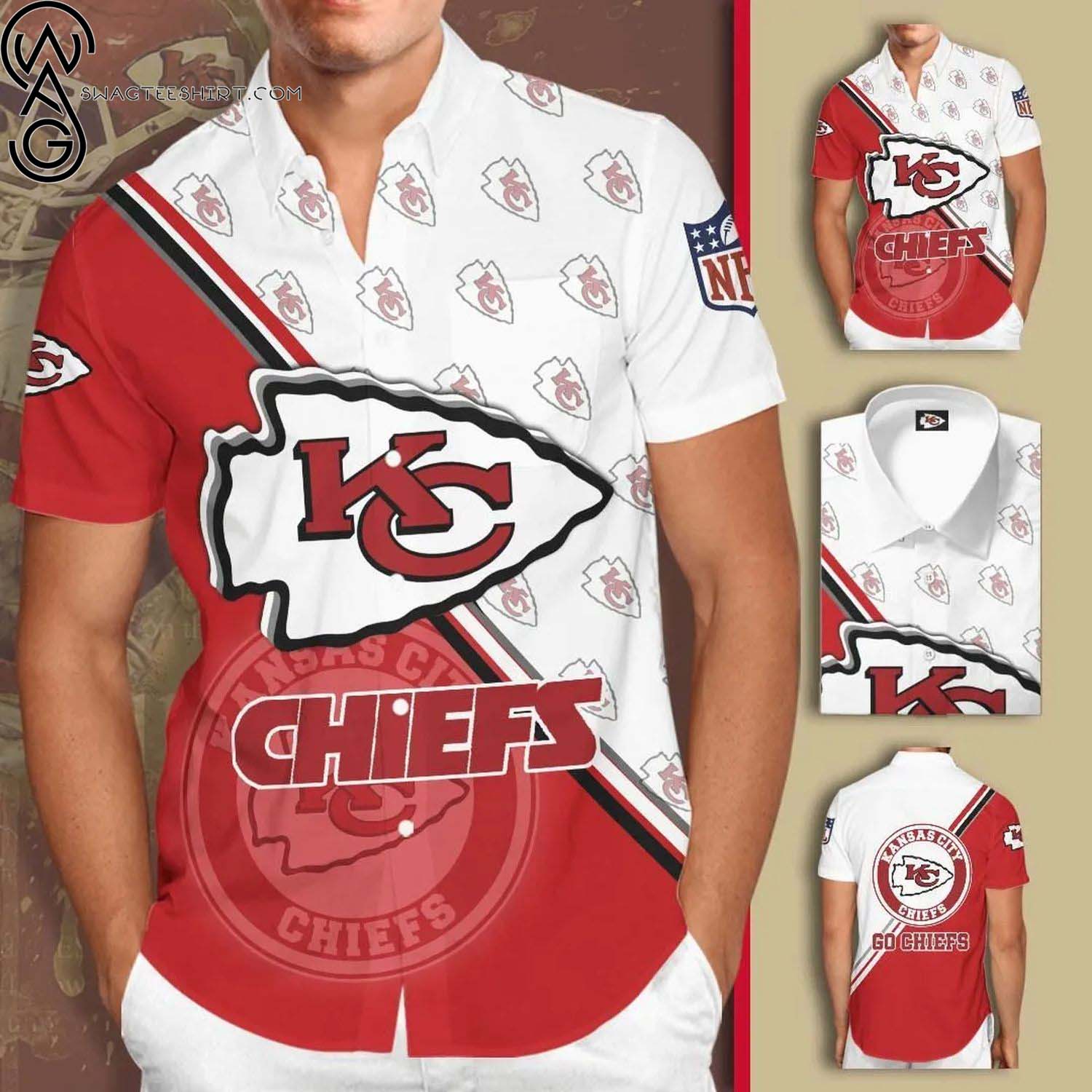 Kansas City Chiefs Yellow Summer Aloha Hawaiian Shirt