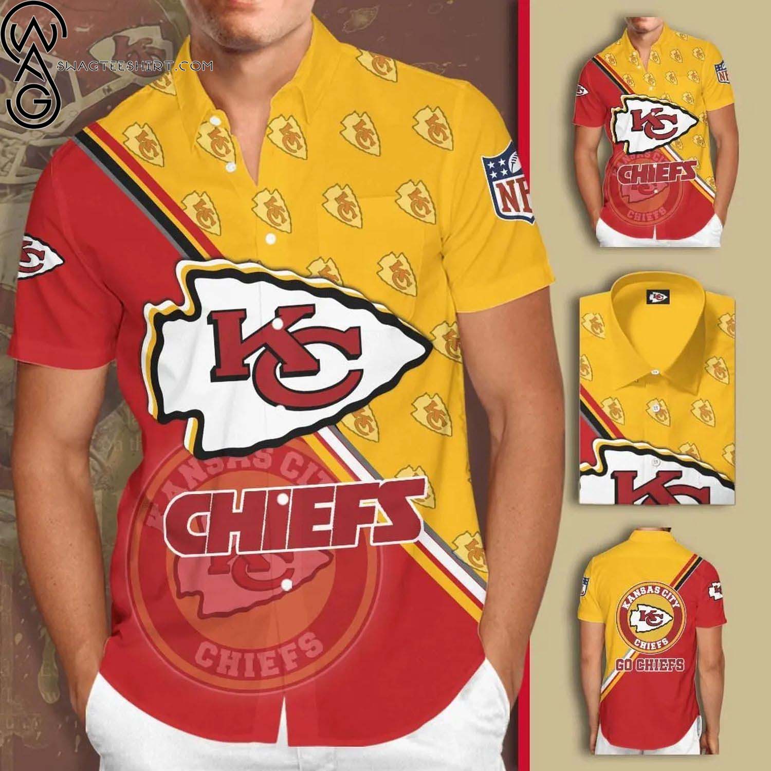 Kansas City Chiefs Tropical Summer Aloha Hawaiian Shirt