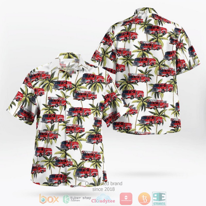 Kansas Sedgwick County Fire Department Hawaiian Shirt