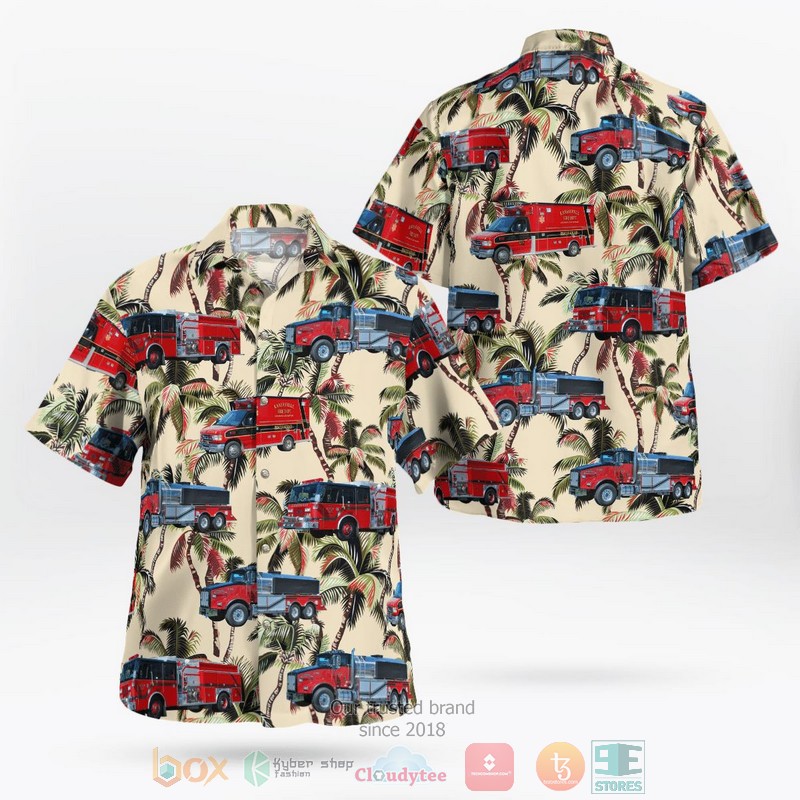 Kansas Sedgwick County EMS palm tree Hawaiian Shirt