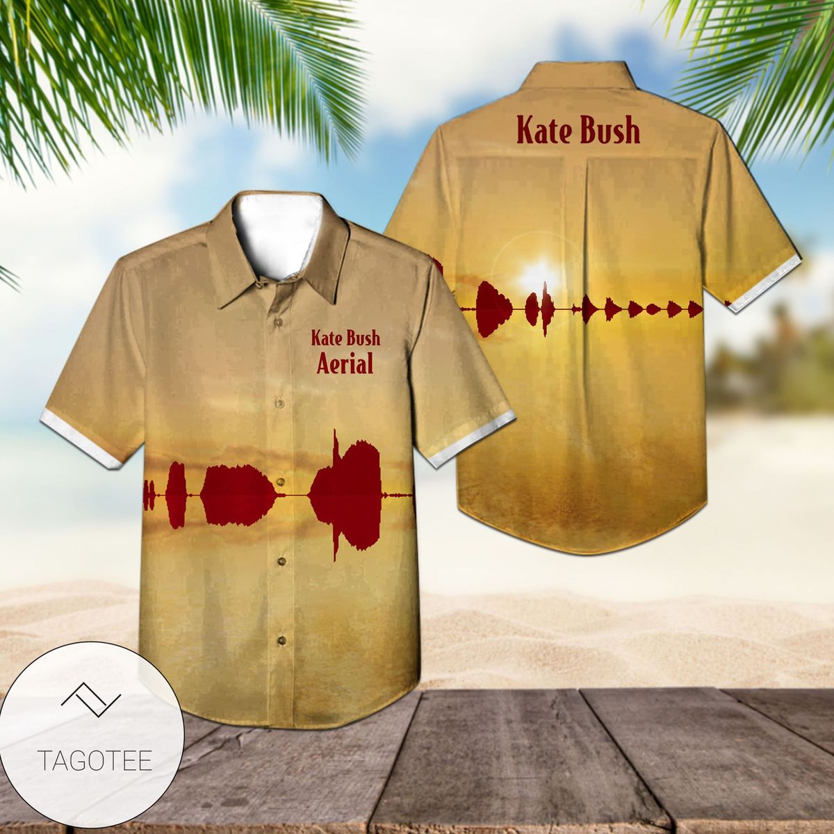 Karate Print Short Sleeve Hawaiian Casual Shirt