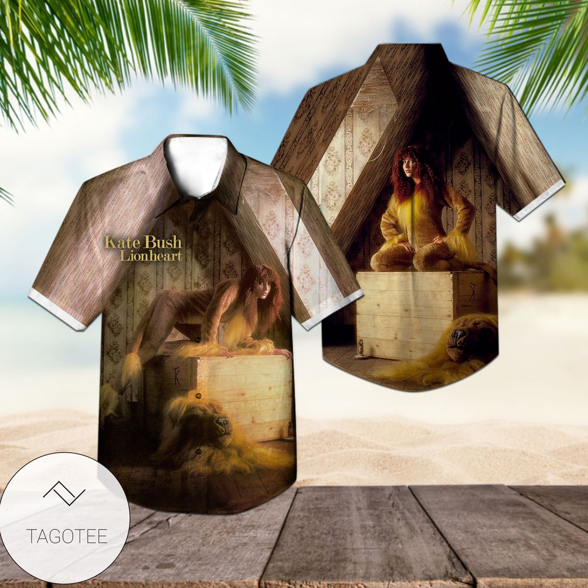 Kate Bush The Sensual World Album Cover Hawaiian Shirt