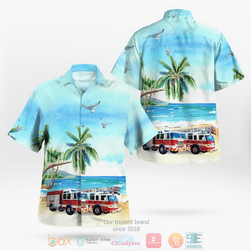 Katy Texas Harris County ESD No.48 Hawaiian Shirt