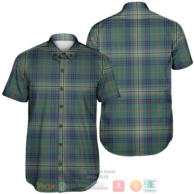 Kennedy Weathered Tartan Hawaiian Shirt