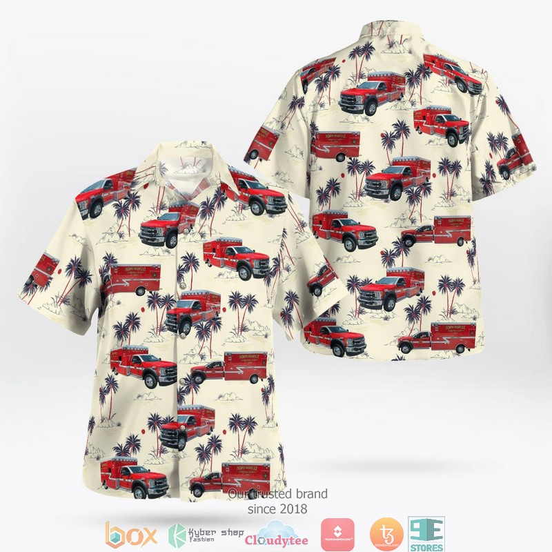 Kentucky Oldham County EMS Hawaiian Shirt