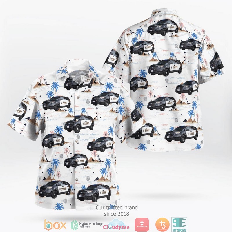 Kentucky Louisville Metro Police Department Ford Explorer Utility Hawaiian Shirt