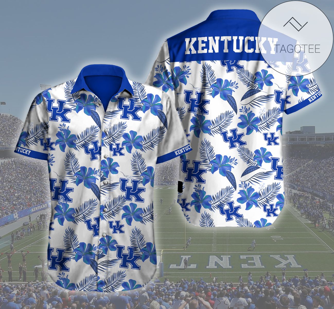 Kentucky Wildcats Basketball Logo Authentic Hawaiian Shirt 2022