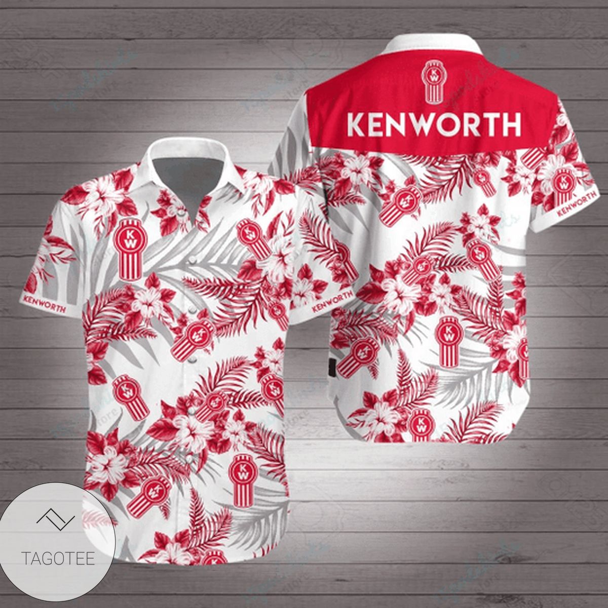 Kenworth Hawaiian Shirt 3d