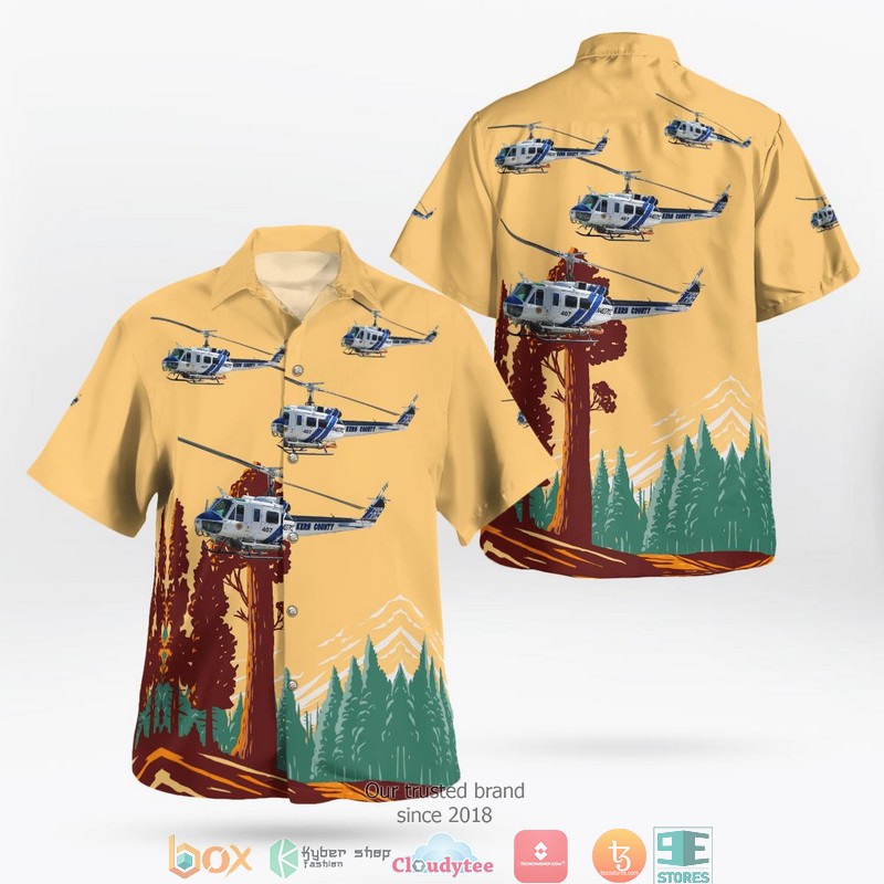 Kern County California Kern County Sheriff’s Office Prison Bus 3D Hawaii Shirt