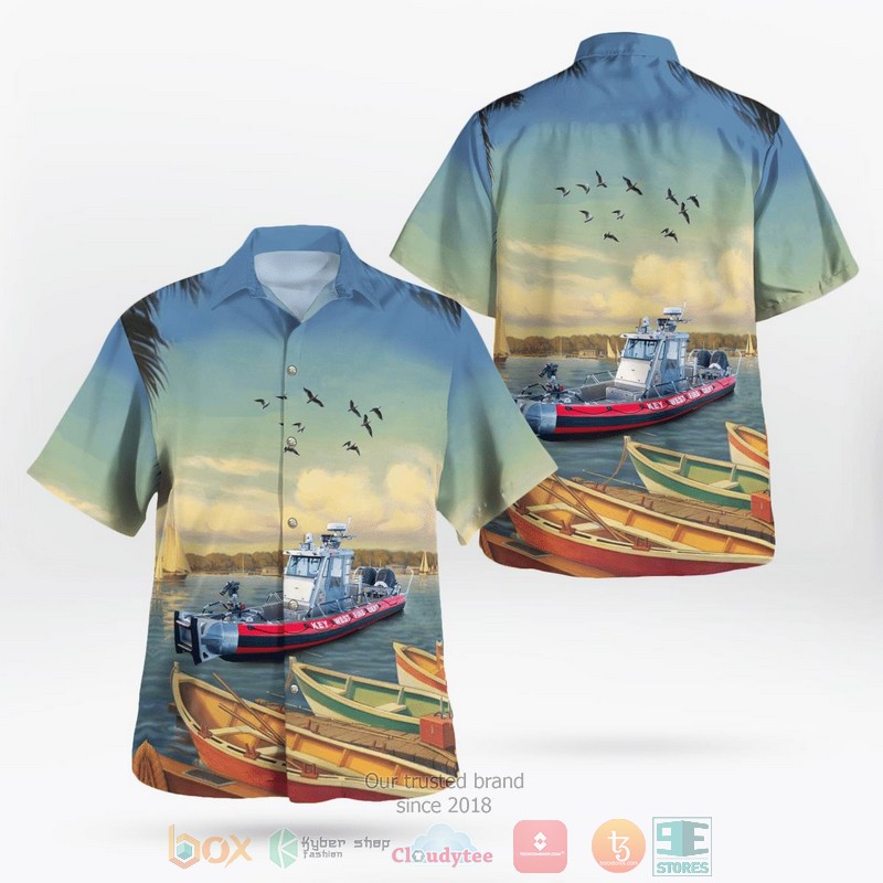 Key West Florida Naval Air Station Key West Fire and Emergency Services Hawaii 3D Shirt