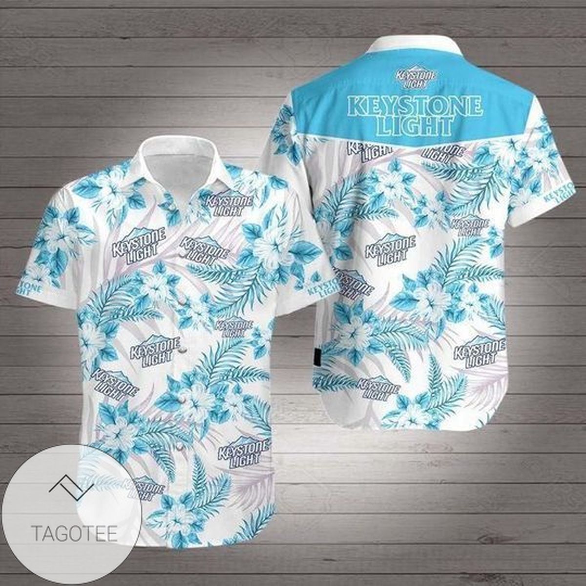 Keystone Light Hawaiian Shirt