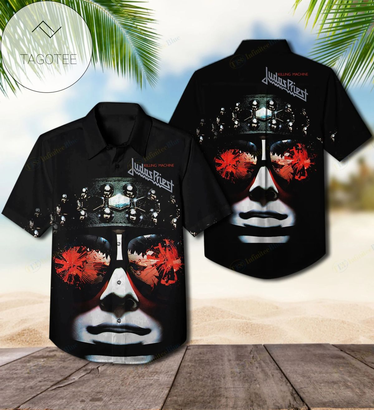 Killing Machine Studio Album By Judas Priest Hawaiian Shirt