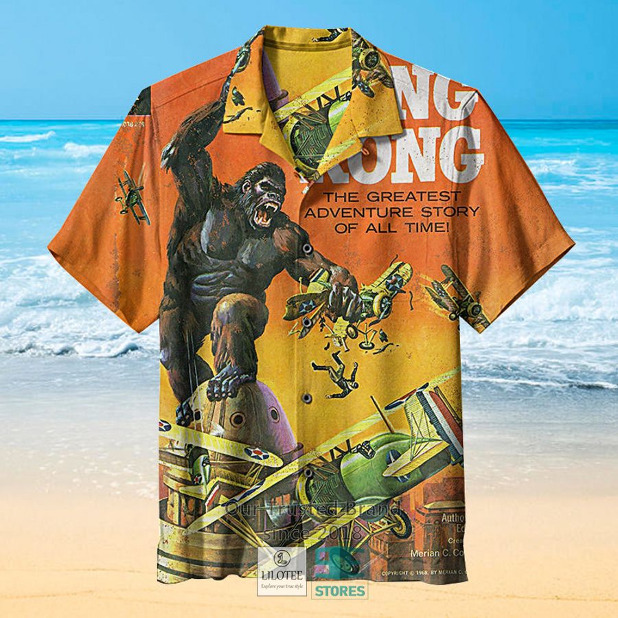 King Kong Totoro Casual Hawaiian Shirt