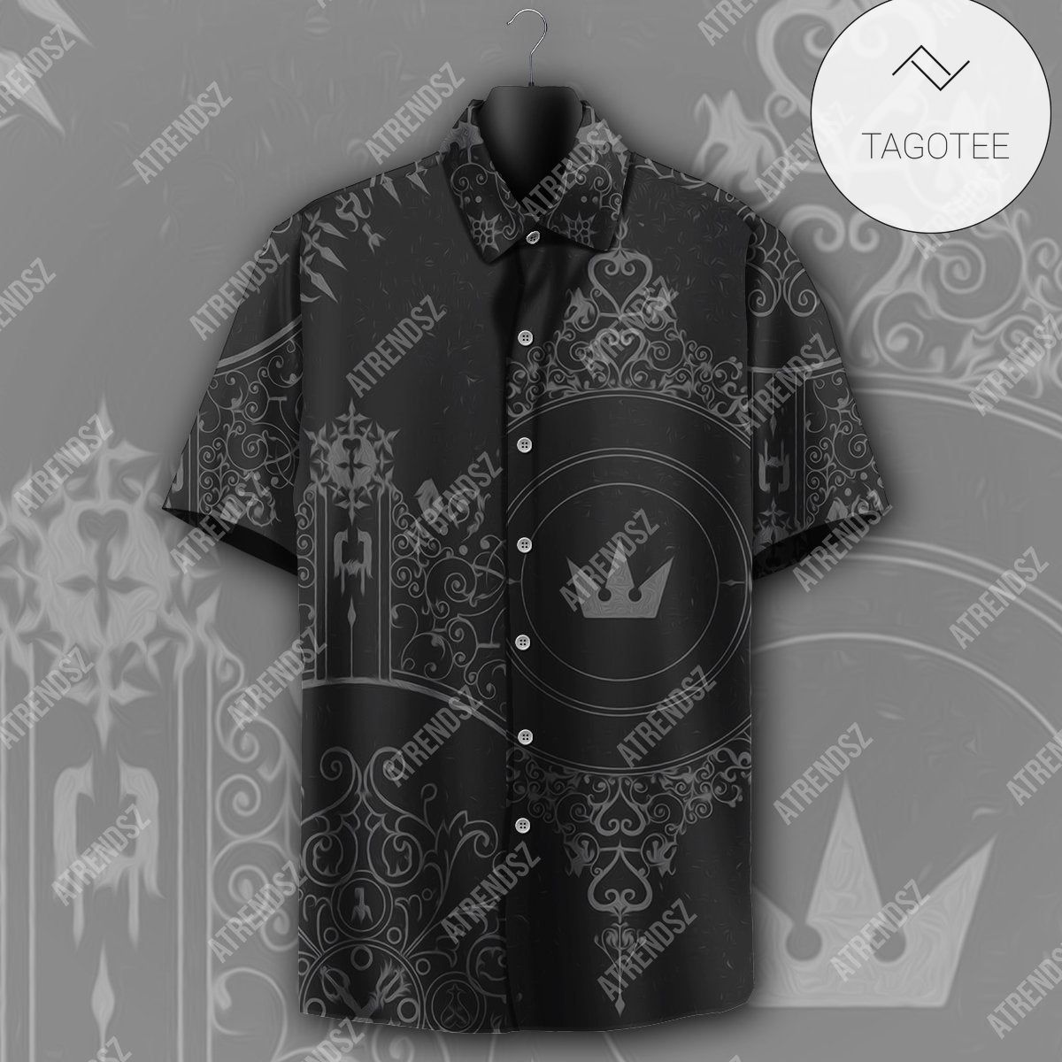 Kingdom Hearts Hawaiian Shirt Sora Ventus Tropical Hawaii Aloha Shirt