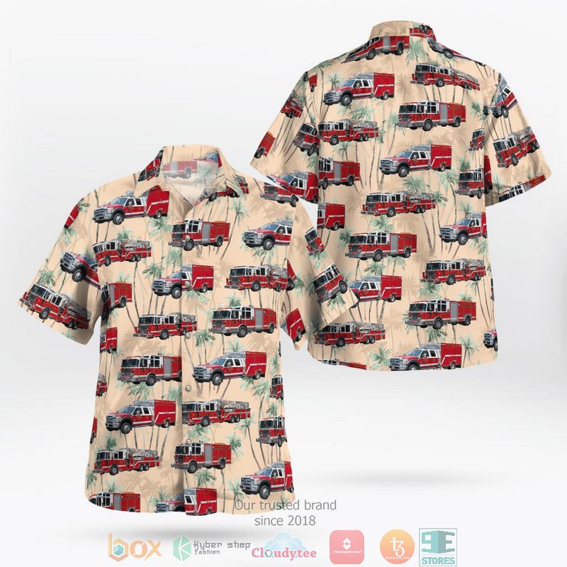 Kinzers Lancaster County Pennsylvania Kinzer Fire Department Hawaiian Shirt