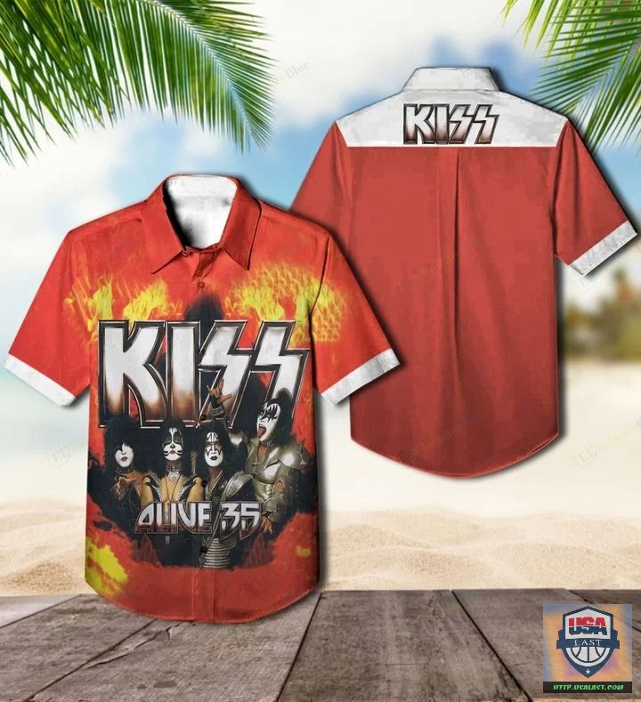 KISS Alive Album Cover Hawaiian Shirt | Usalast