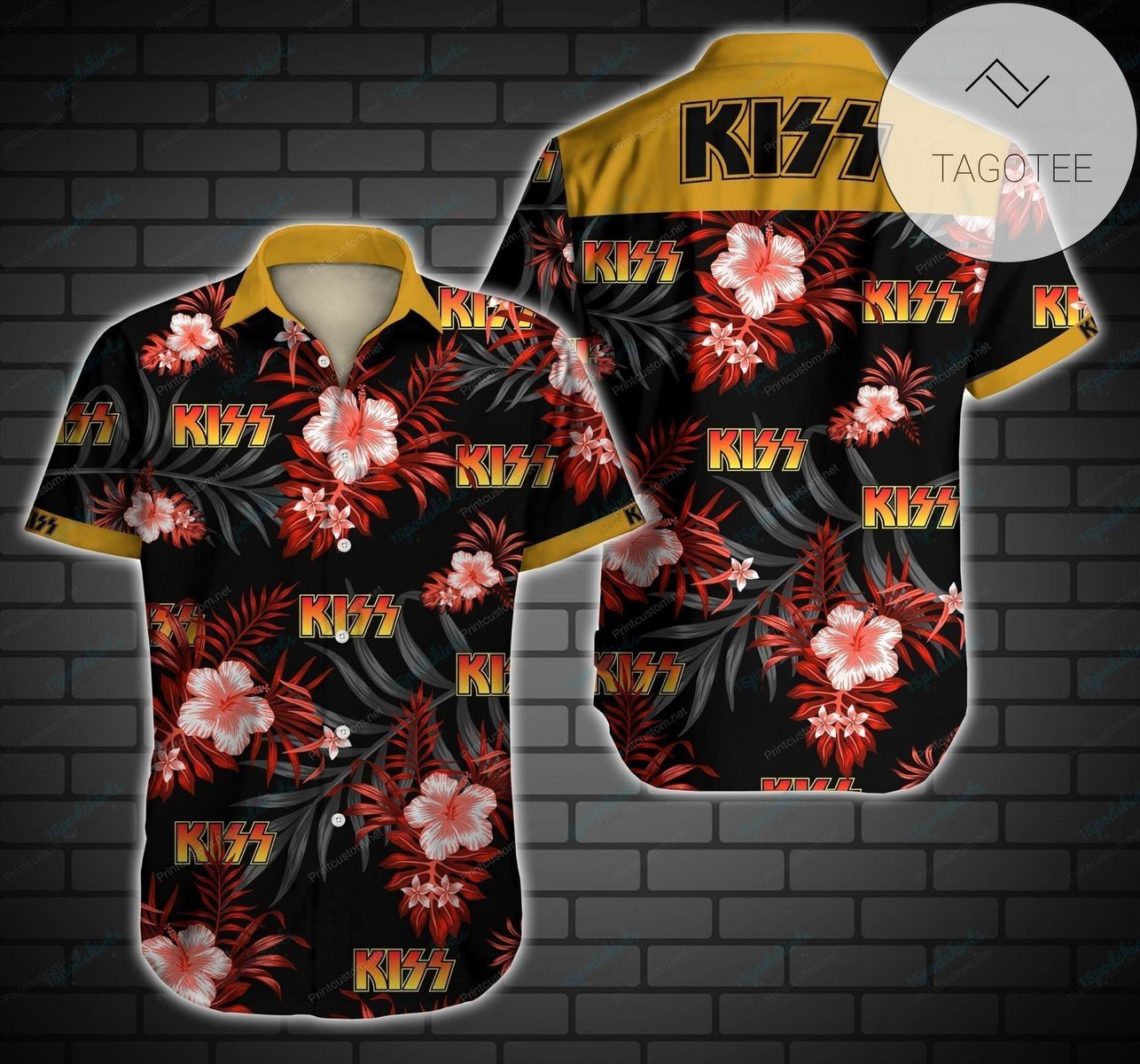 Kiss Band Alive 35 Hawaiian Shirt