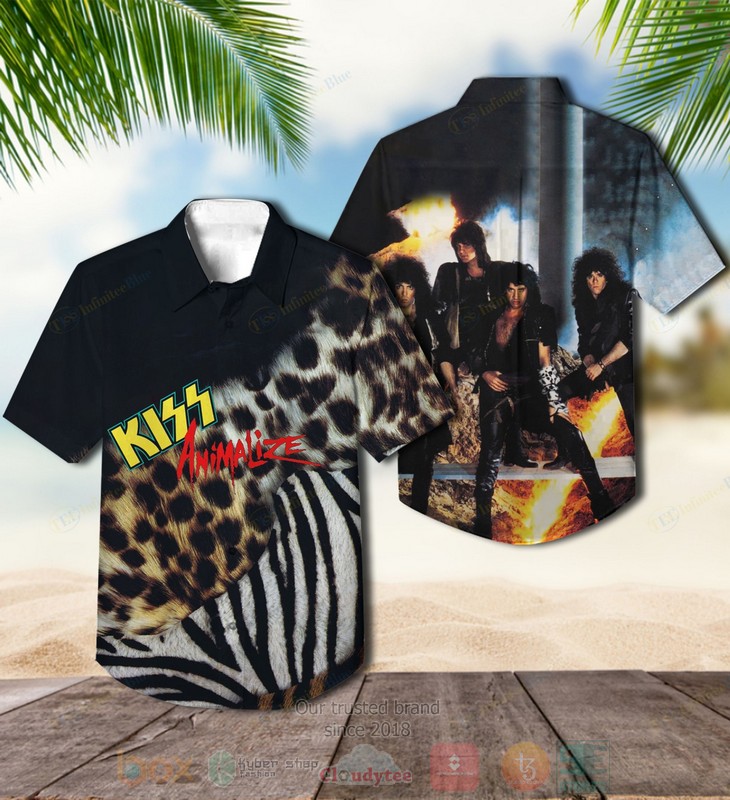 Kiss Band Cover Hawaiian Shirt