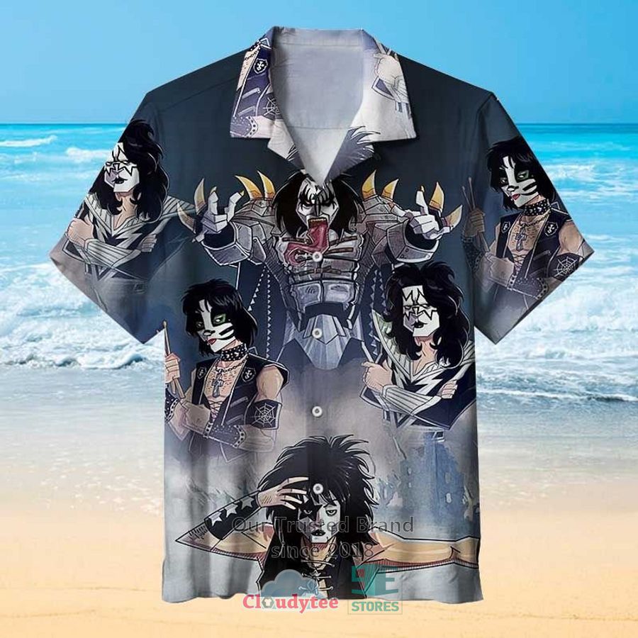 Kiss Band Animalize Album Hawaiian Shirt