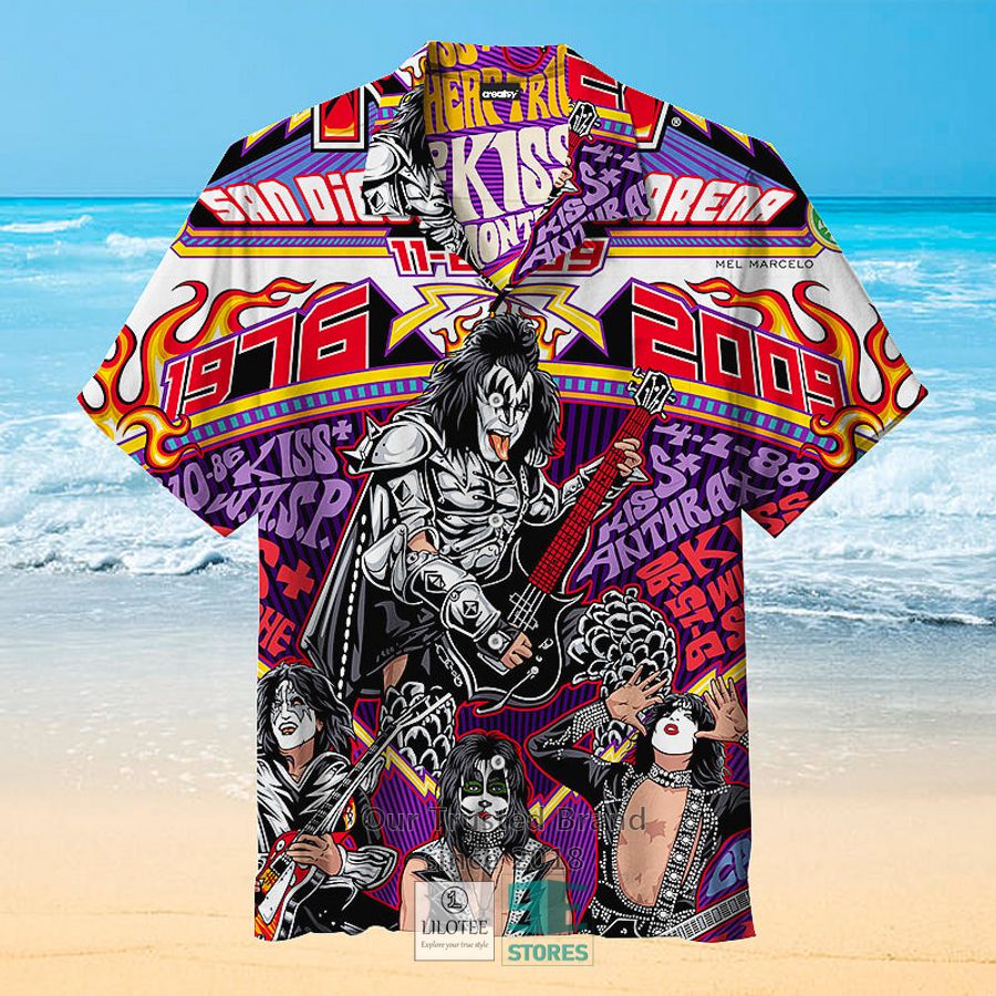 Kiss Band Covers Hawaiian Shirt