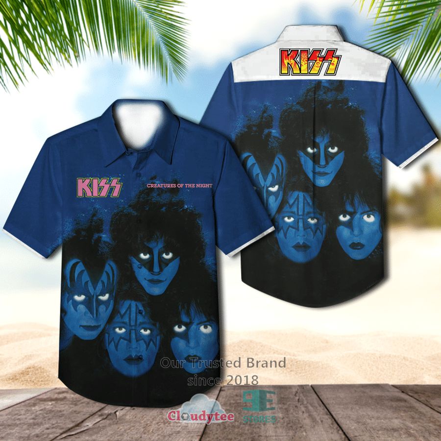 Kiss Band Drums Hawaiian Shirt