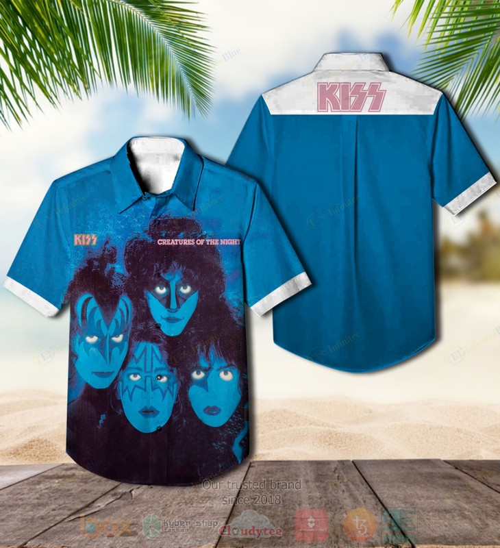 Kiss band Destroyer black Hawaiian Shirt