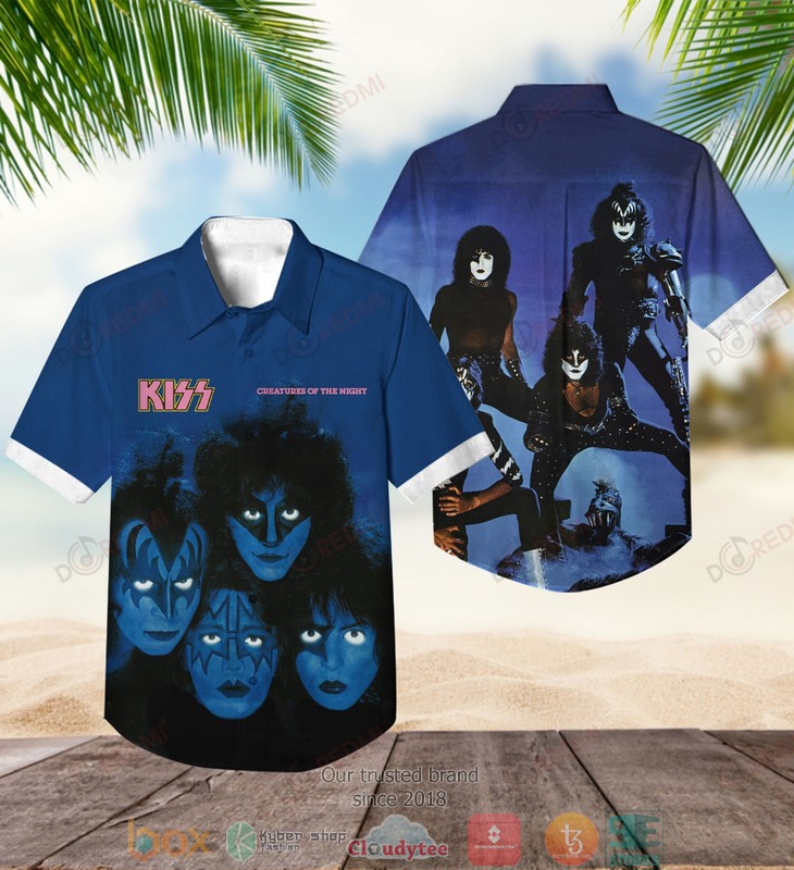 Kiss band Dynasty Short Sleeve Hawaiian Shirt