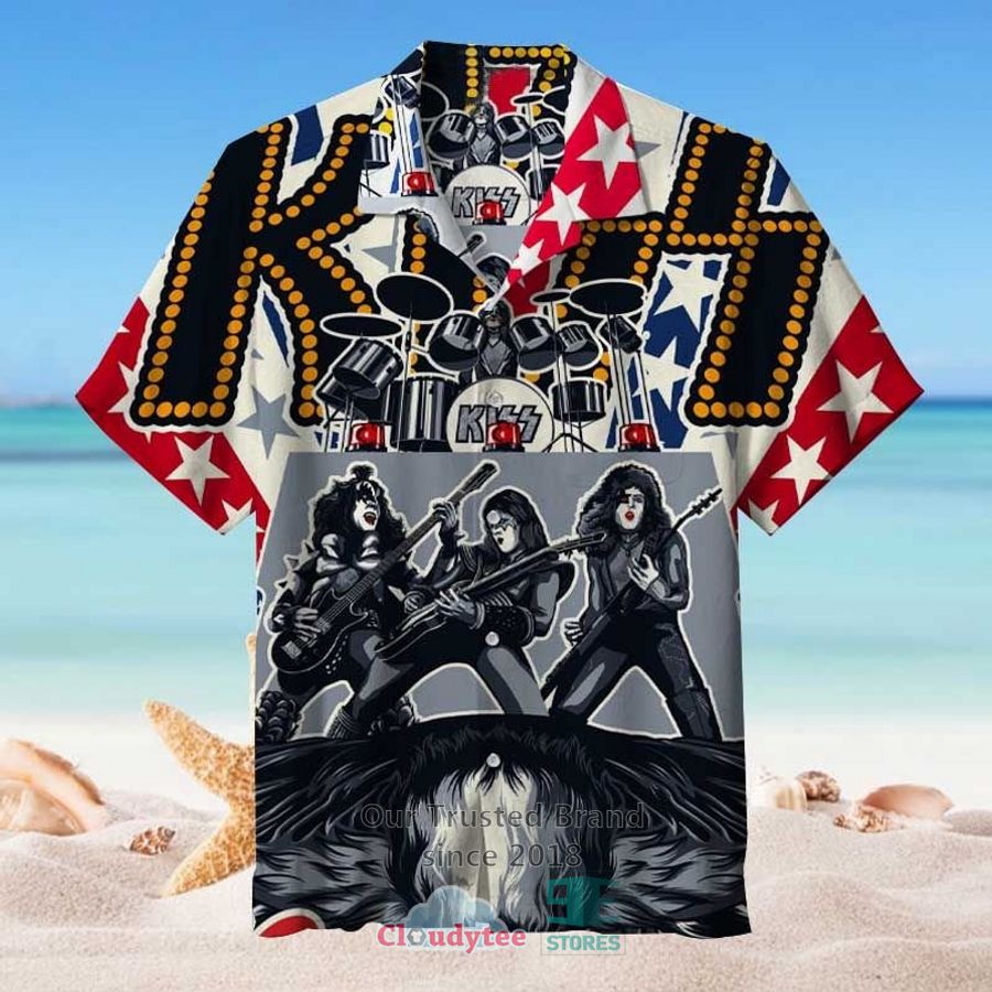 Kiss Band Dynasty Album Hawaiian Shirt