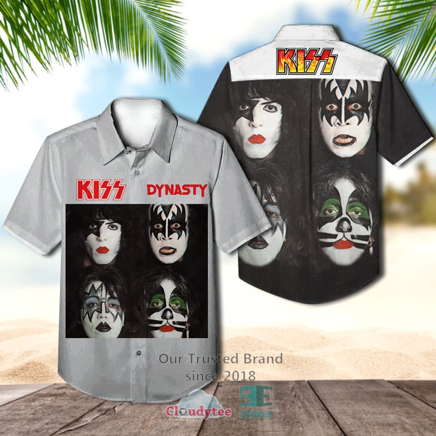 KISS Band Hawaiian Shirt, Shorts