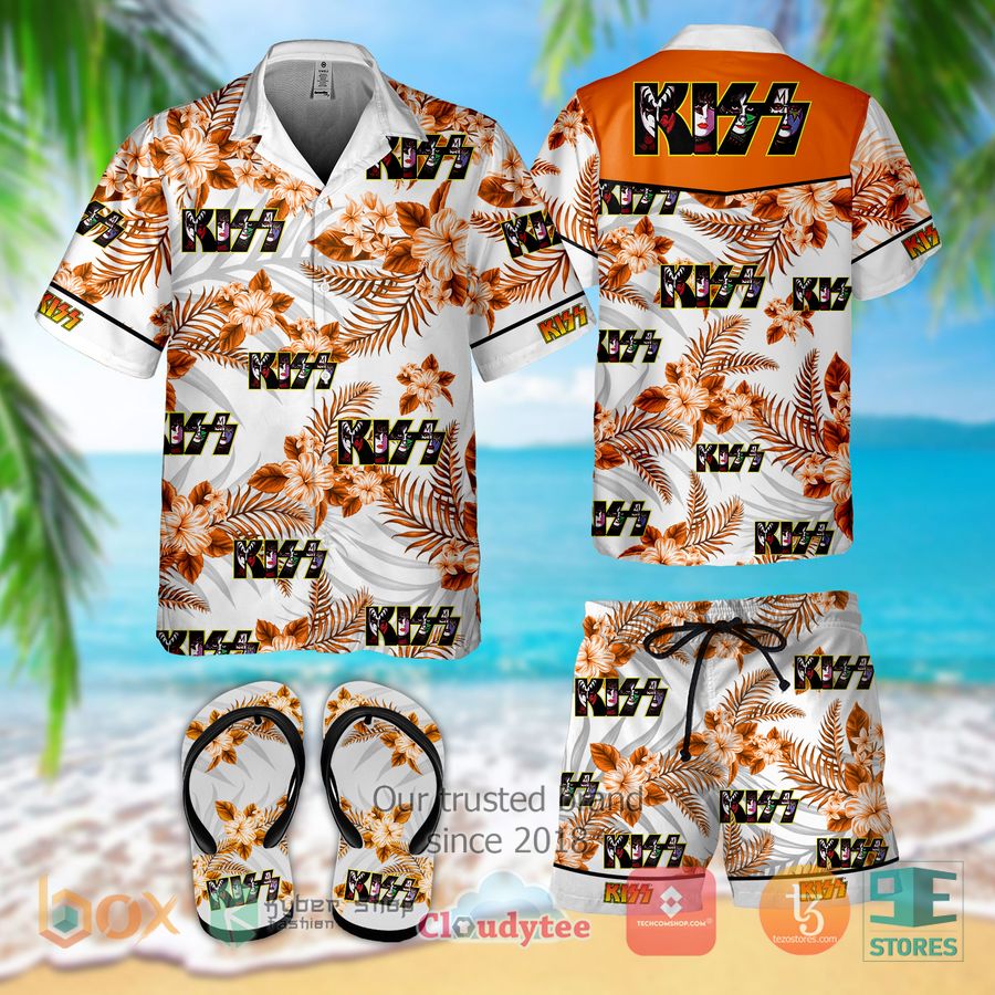 Kiss Band Hot in the Shade Album Hawaiian Shirt